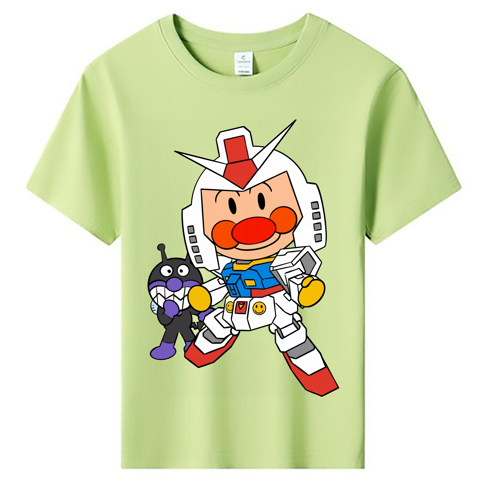 （画像用） アンパンマン Anpanman 綿100％キッズTシャツ（フロントプリント）